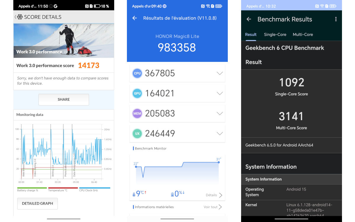 honor magic8 lite test