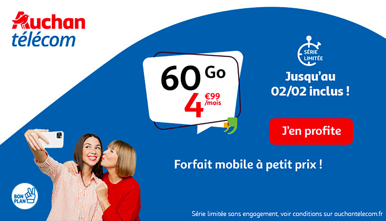 Offre Auchan Telecom