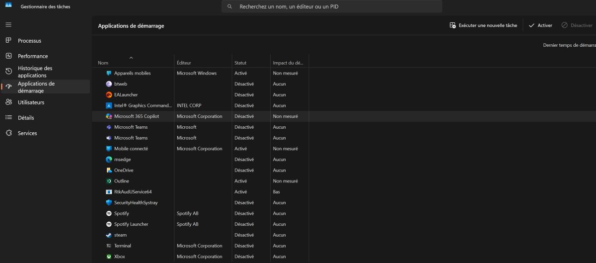 W11 Copilot désactiver