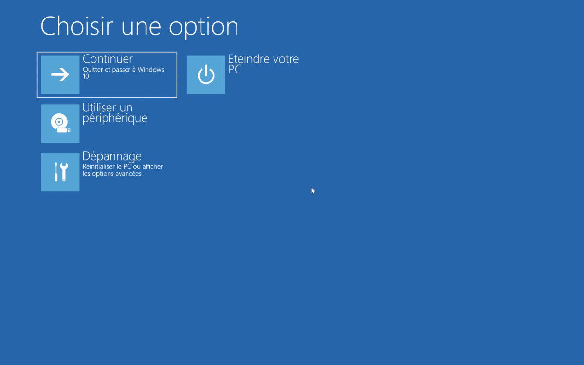 windows recovery environment