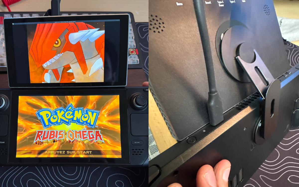 Steam Deck double écrans