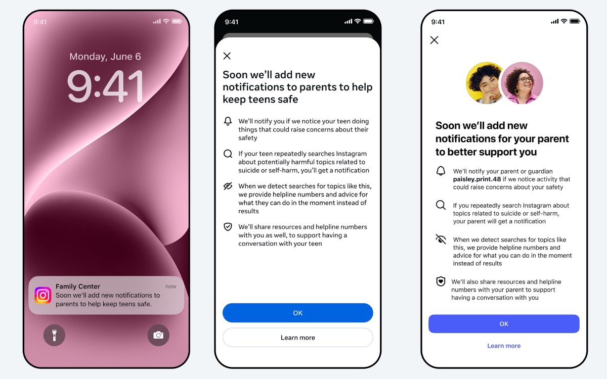 Instagram va vous alerter si votre ado recherche sur ces sujets sensibles alerte instagram ados