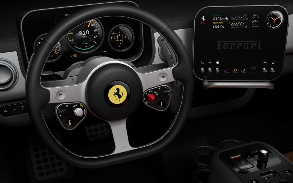 interieur ferrari luce