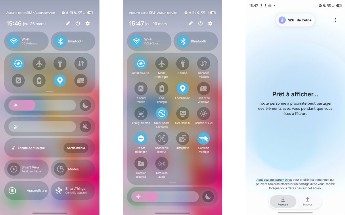 Samsung Galaxy Quick Share compatible AirDrop Apple 2
