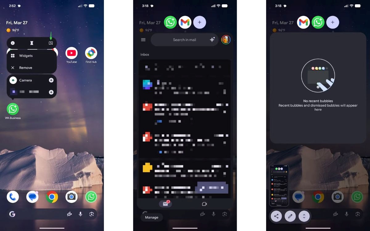 Android 17 bulle application