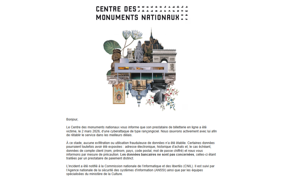 Cyberattaque musées