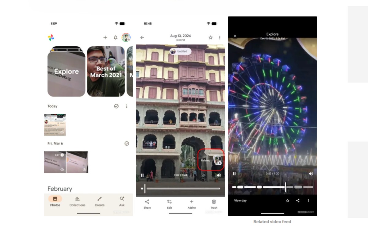 Google Photos redesign interface éditeur