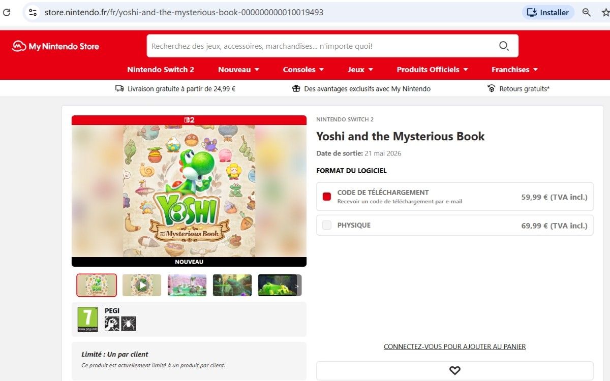 Nintendo Switch 2 Yoshi