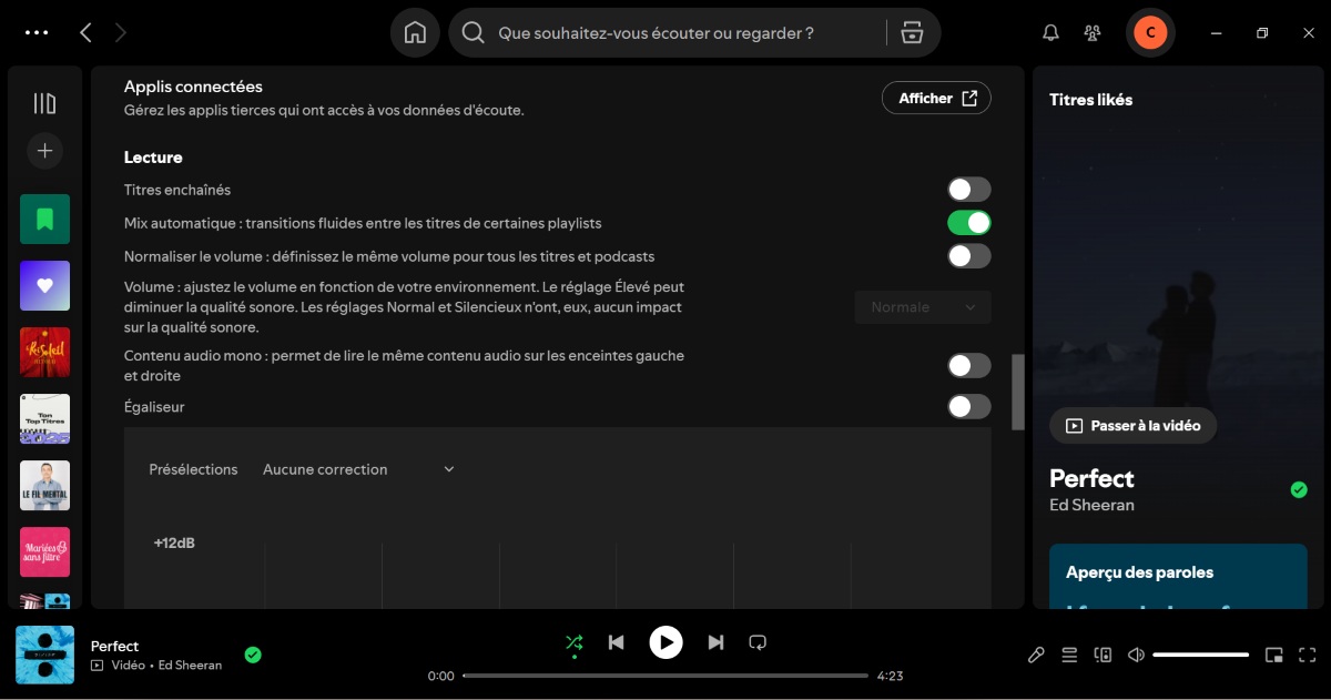 Spotify mode exclusif