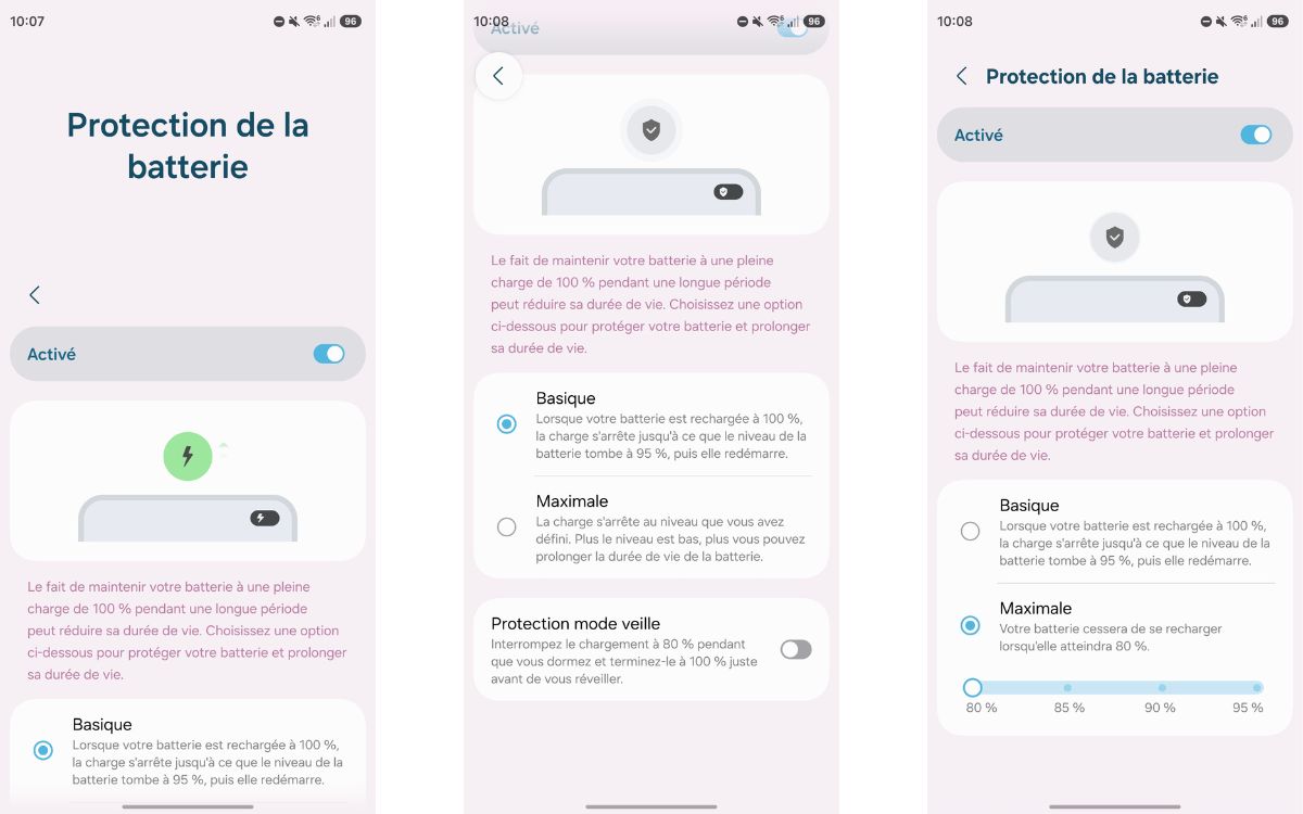 Test Samsung Galaxy S26+ batterie