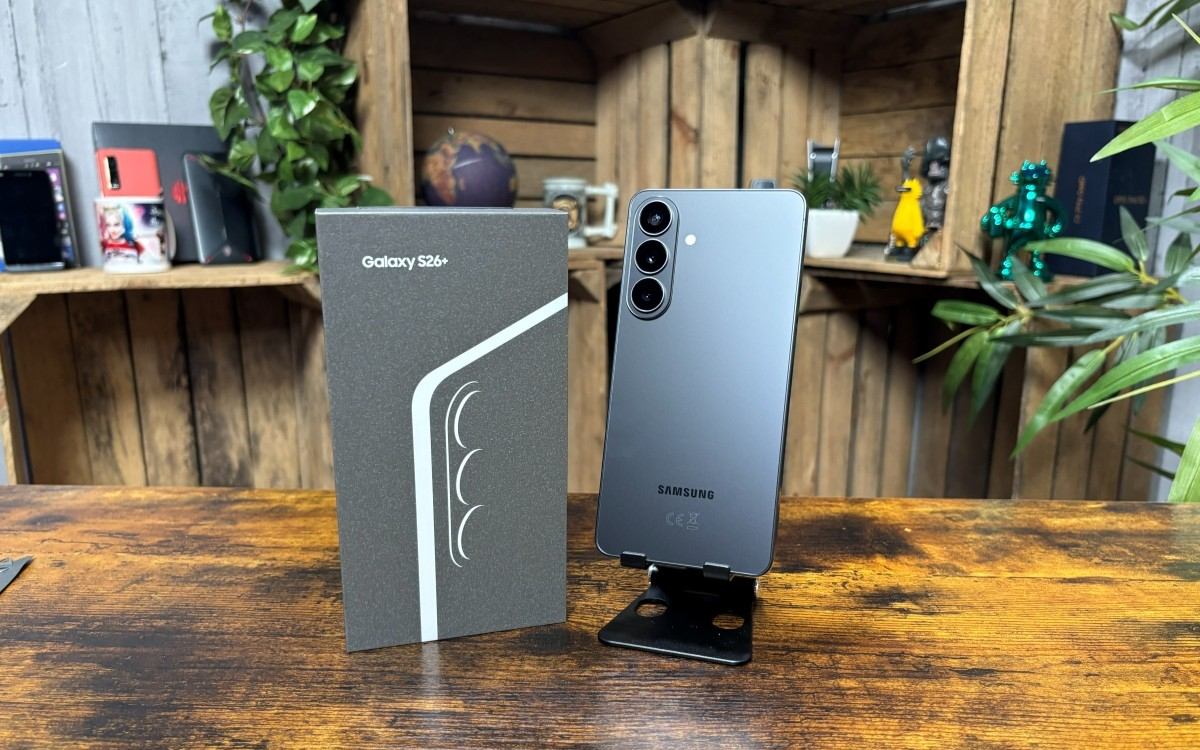 Test Samsung Galaxy S26+ ouverture