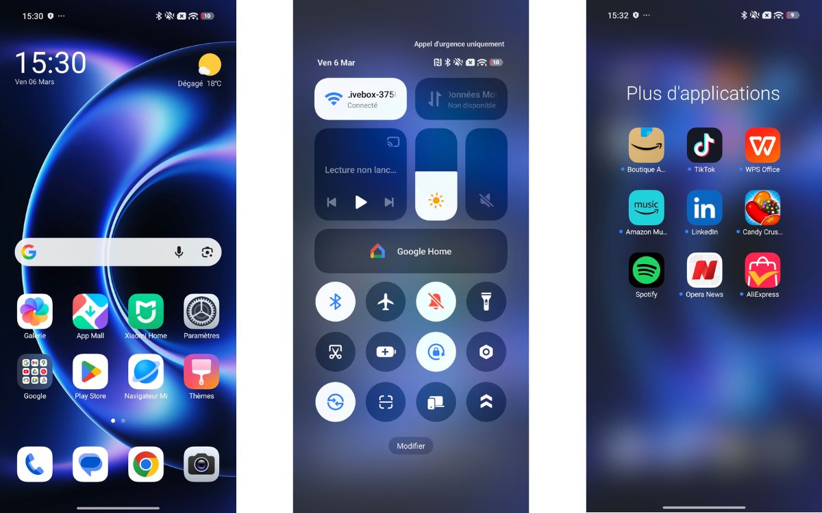 Test Xiaomi 17 Ultra interface