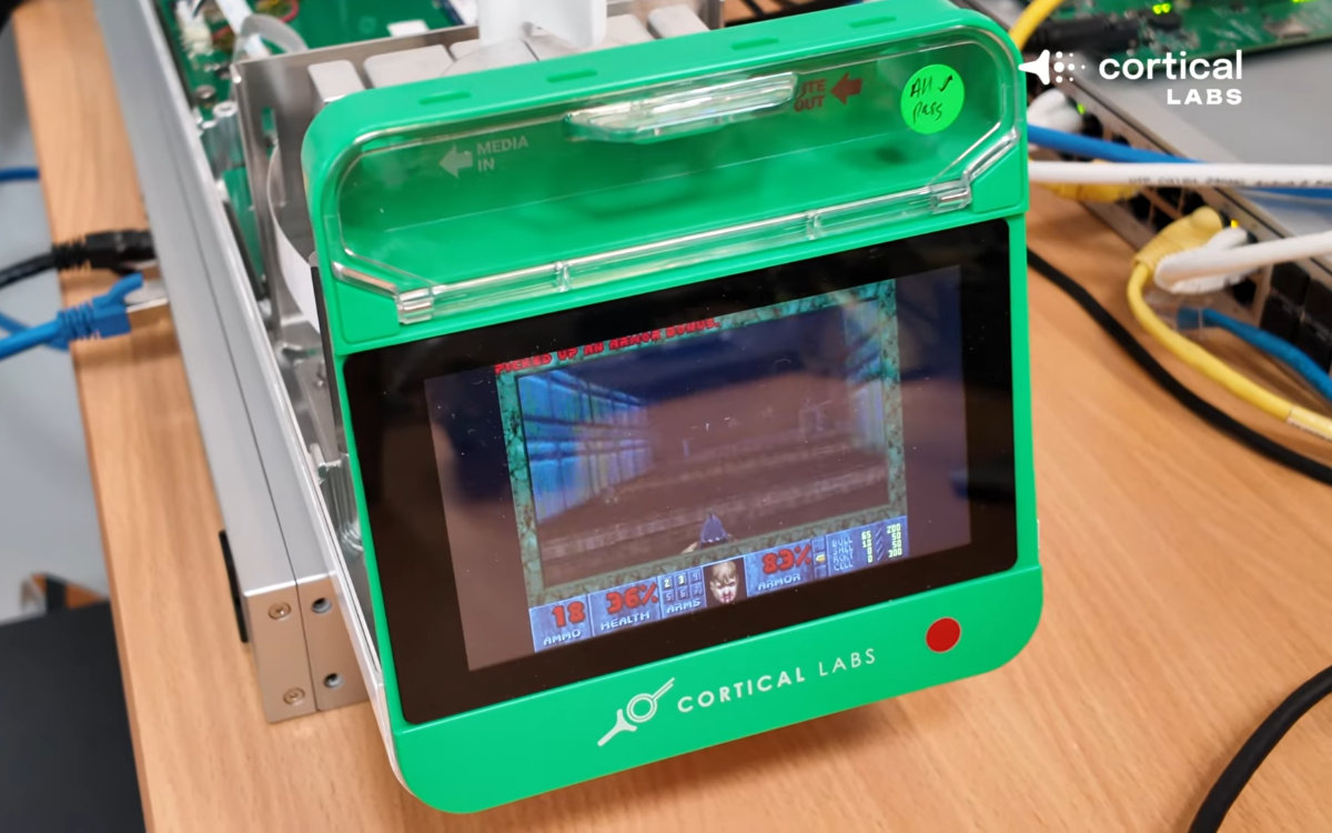 doom sur des neurones humains