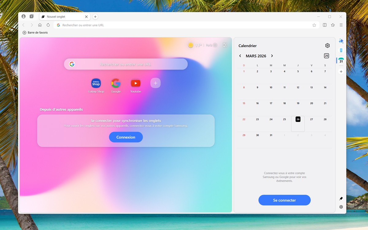 galaxy browser windows