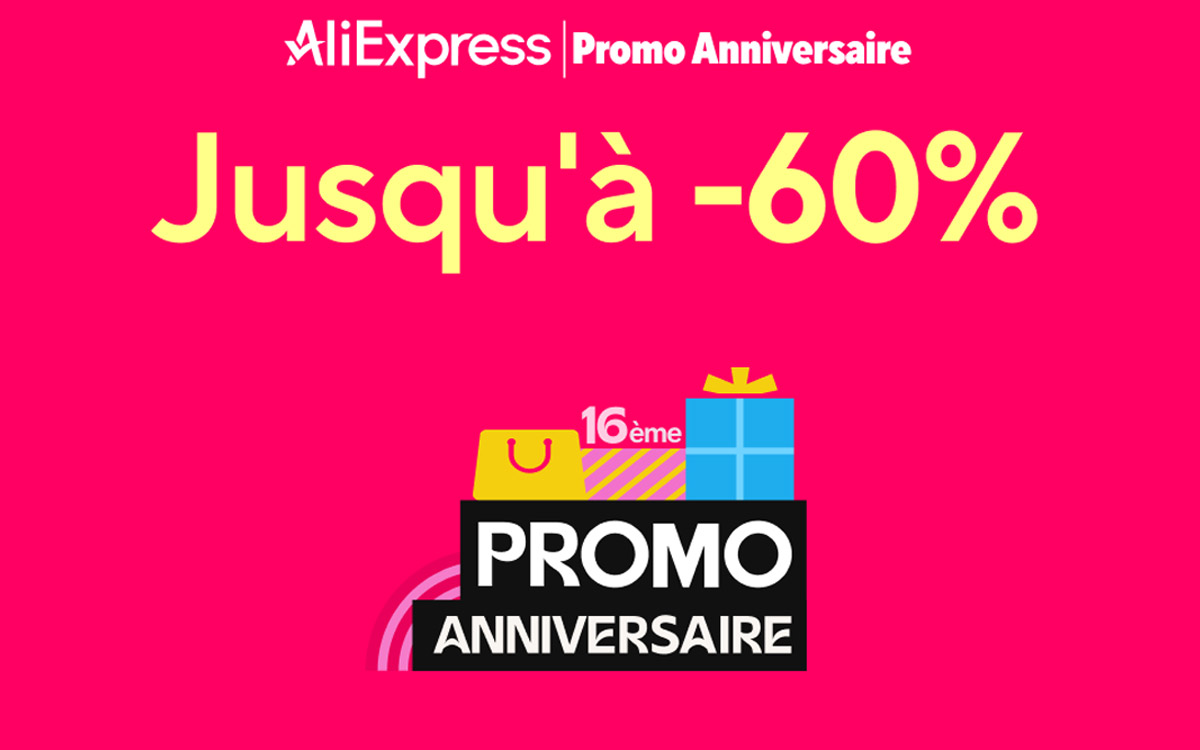 Promos anniversaires AliExpress