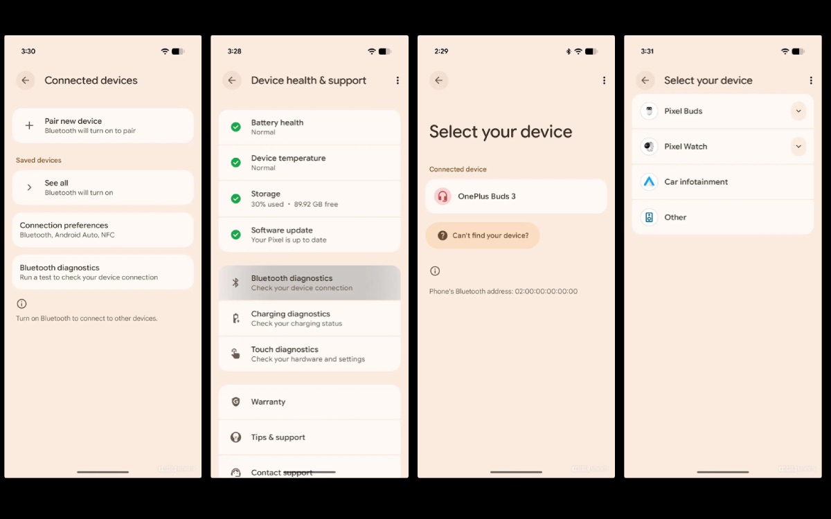 reparer bluetooth pixel