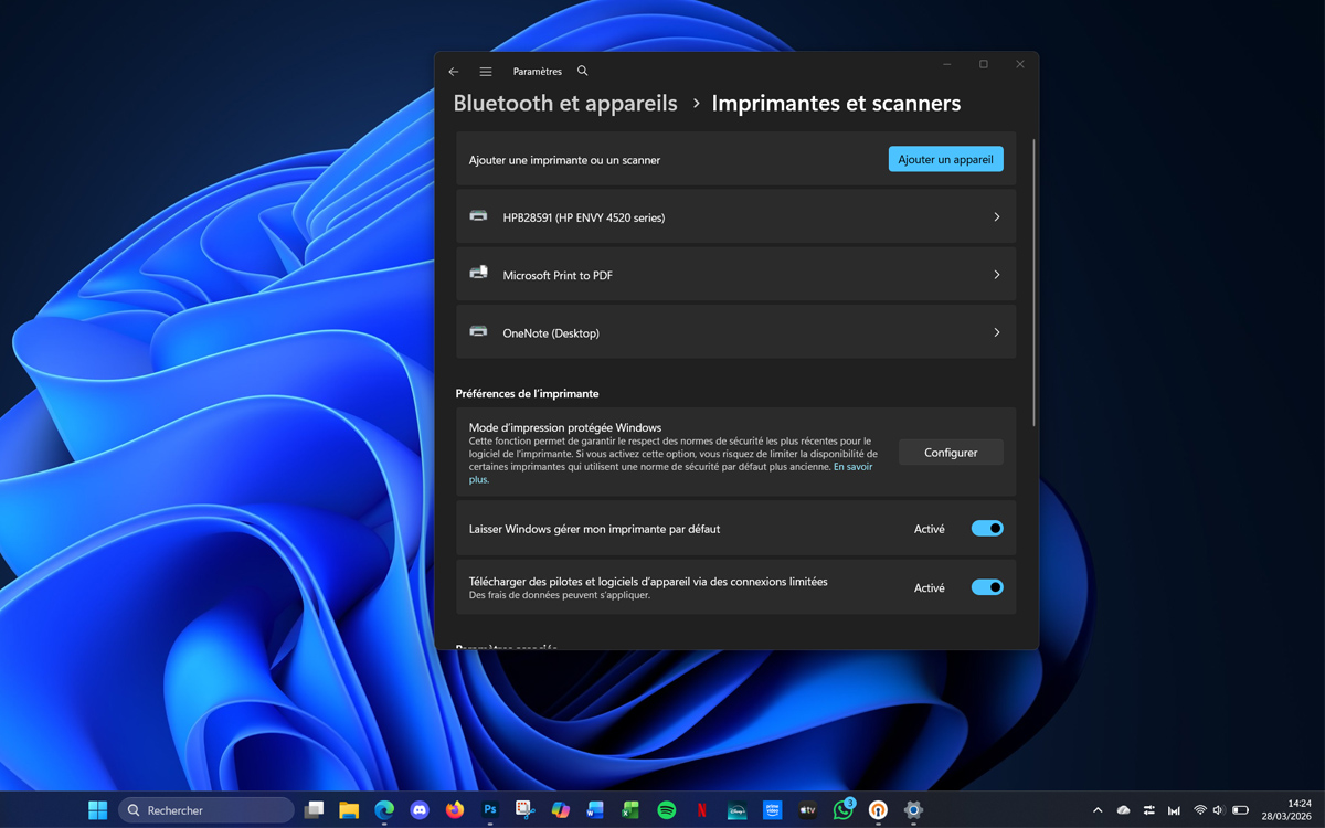 windows 11 ajout peripheriques pilotes