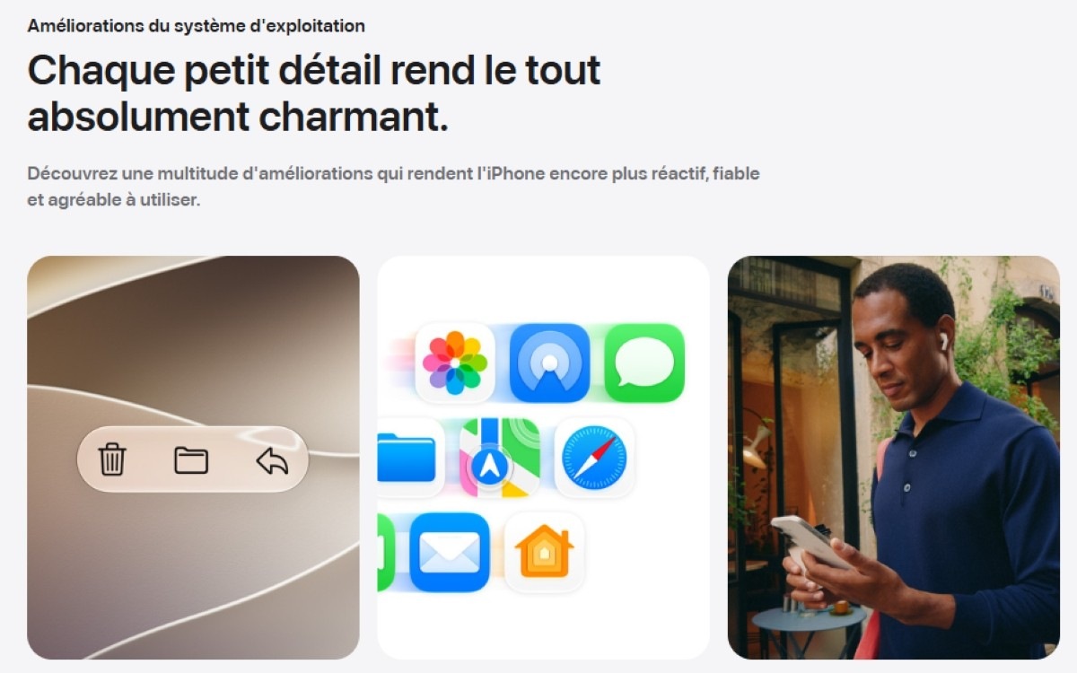 Apple iOS 27 améliorations système