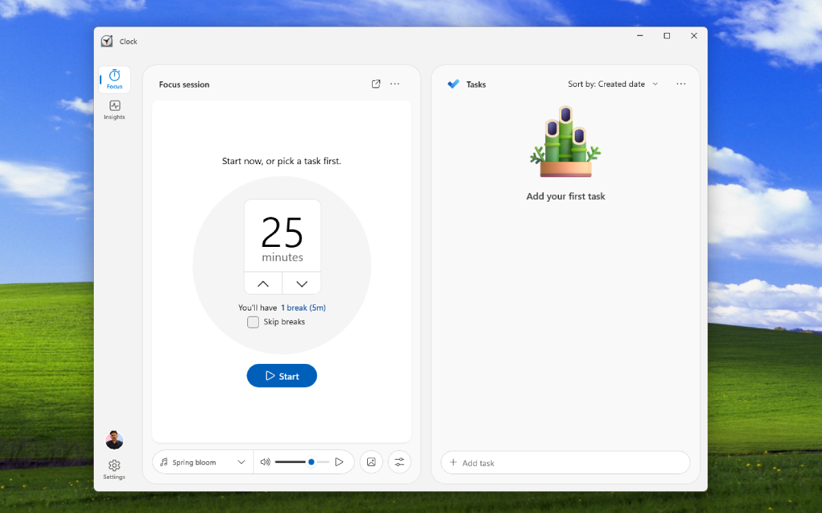 Nouvelle application Horloge Windows 11