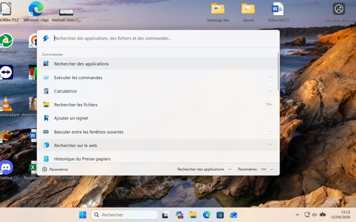 PowerToys Palette de commandes