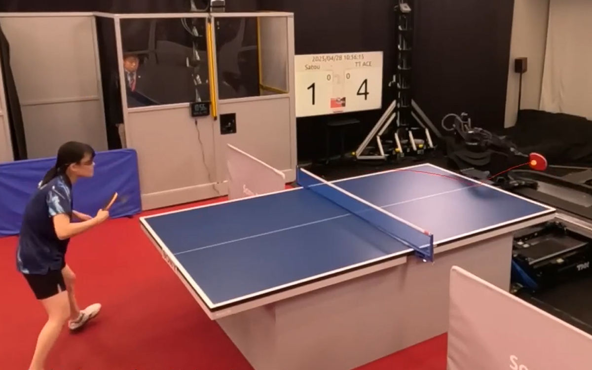Robot Ace IA tennis de table