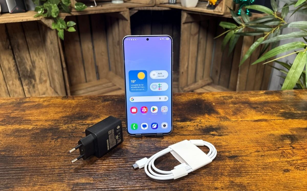 Test Samsung Galaxy A57 charge