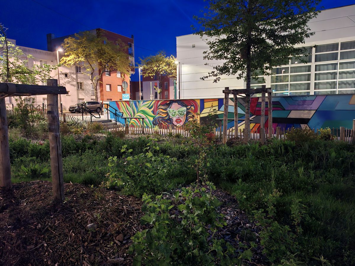 Test Samsung Galaxy A57 grand angle nuit