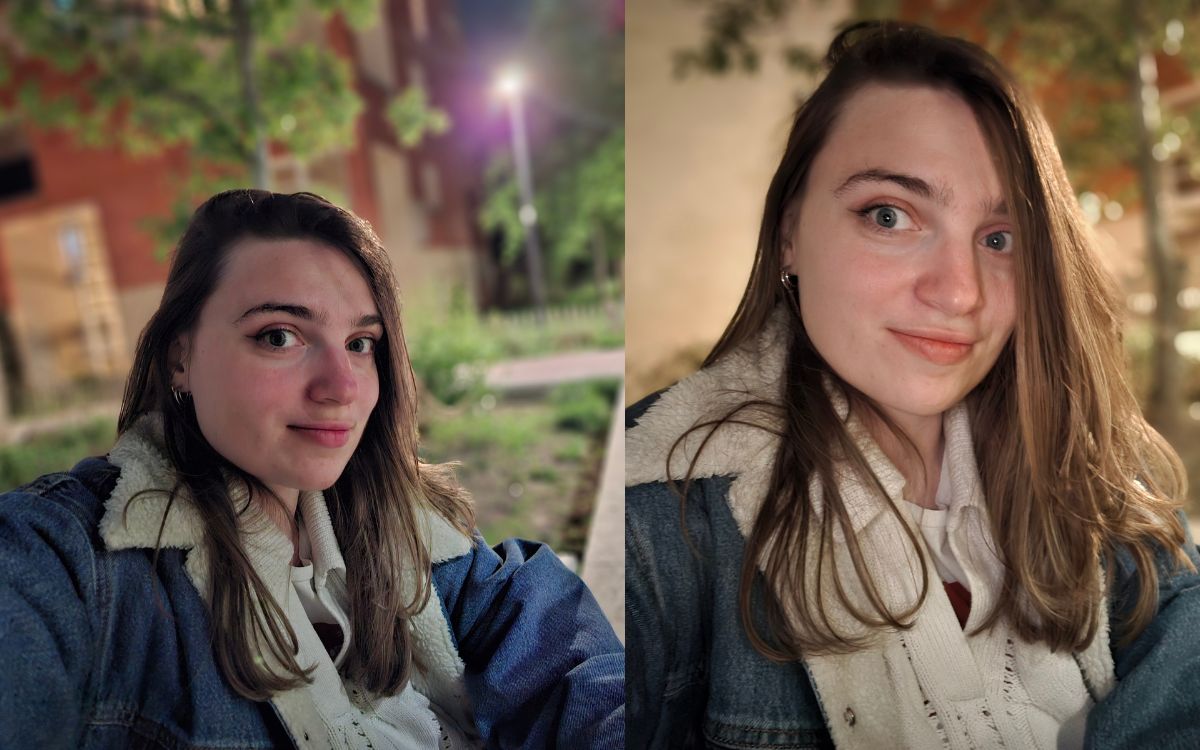 Test Samsung Galaxy A57 portrait de nuit