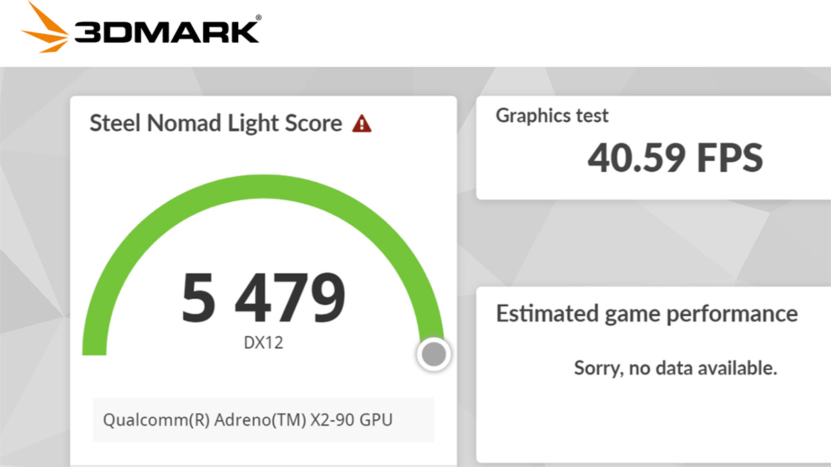 asus zenbook a16 - test 3dmark
