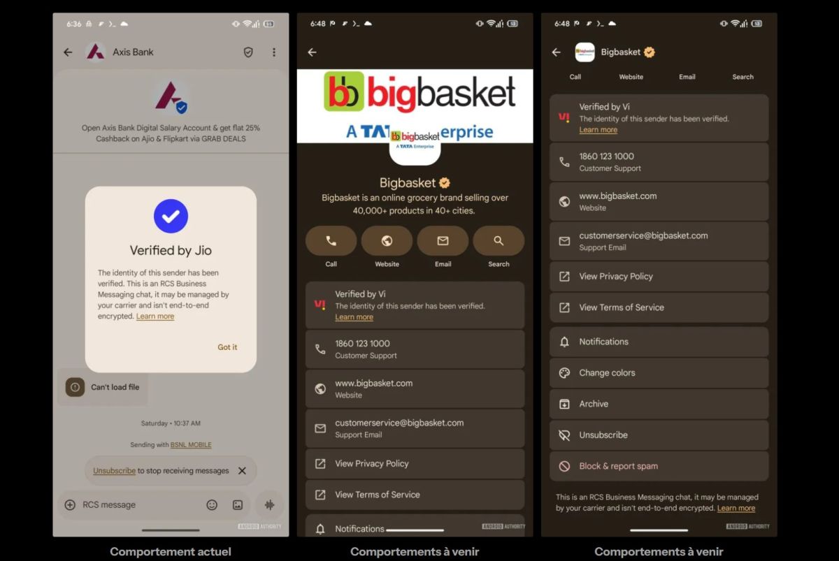 google messages spam