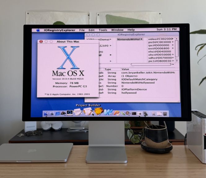 macOS X sur Nintendo Wii