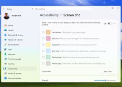 windows 11 teinte écran