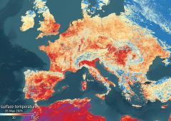 Carte chaleur europe