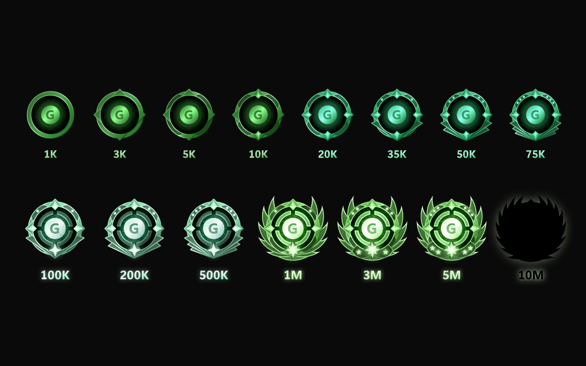 Nouveaux badges Xbox
