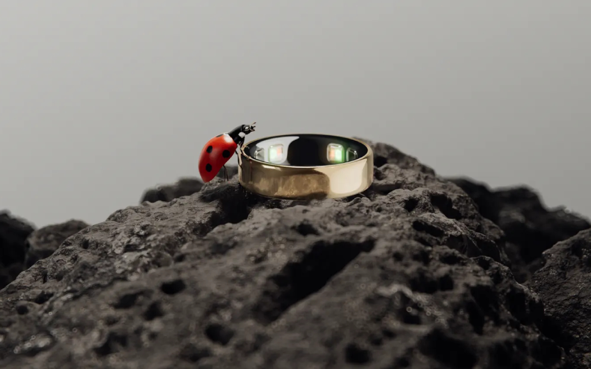 Oura Ring 5 coccinelle