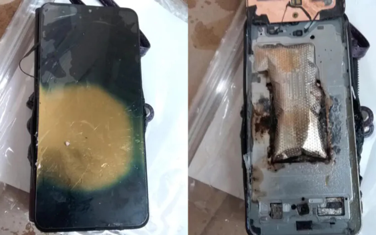 Samsung Galaxy S25 FE explose