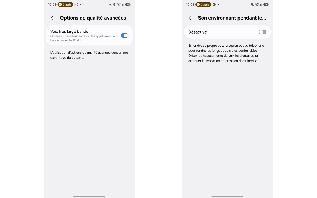 Test Samsung Galaxy Buds4 appels