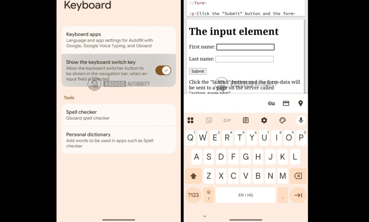 gboard clavier langue