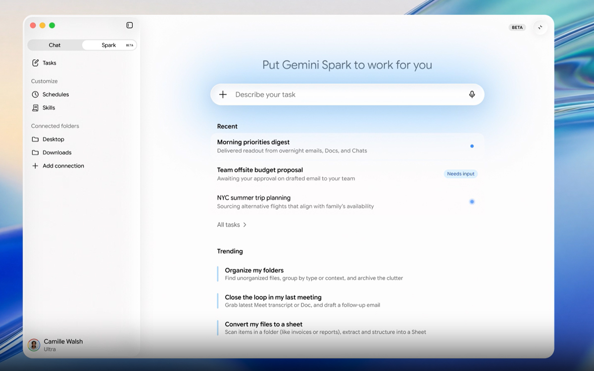 google gemini spark