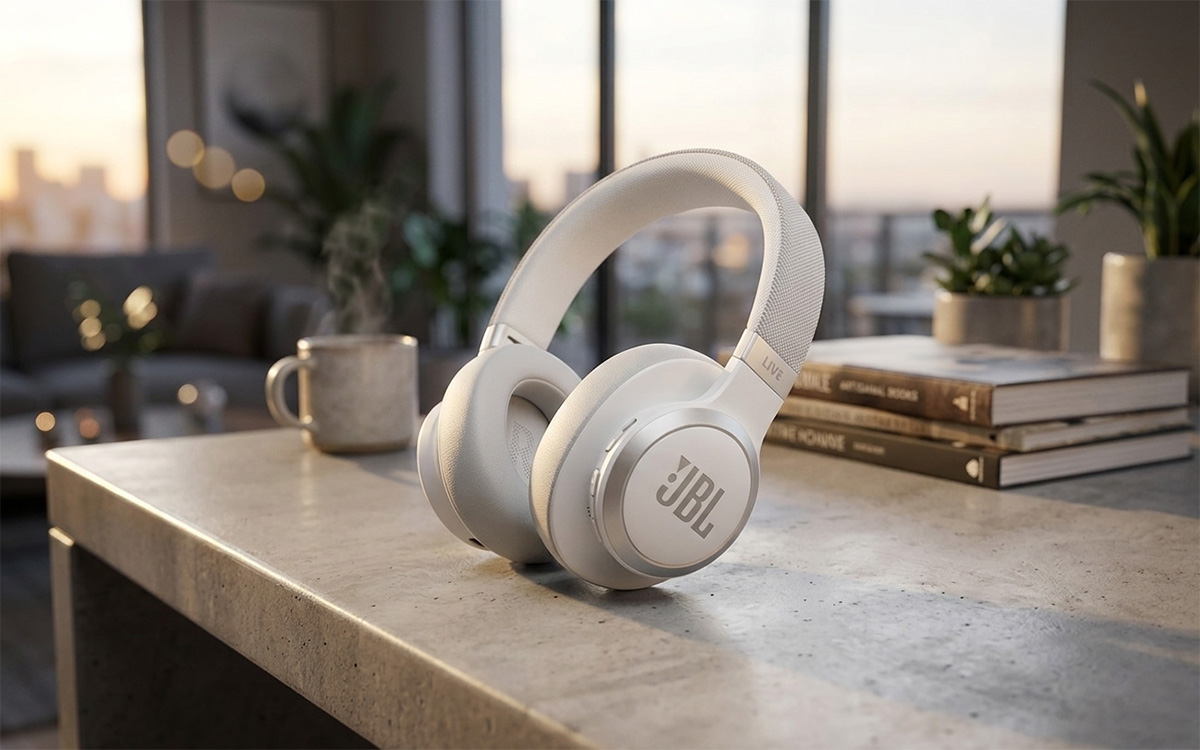 Le casque JBL Live 770NC passe sous les 55 € : un son exceptionnel et la réduction de bruit active à ce prix
