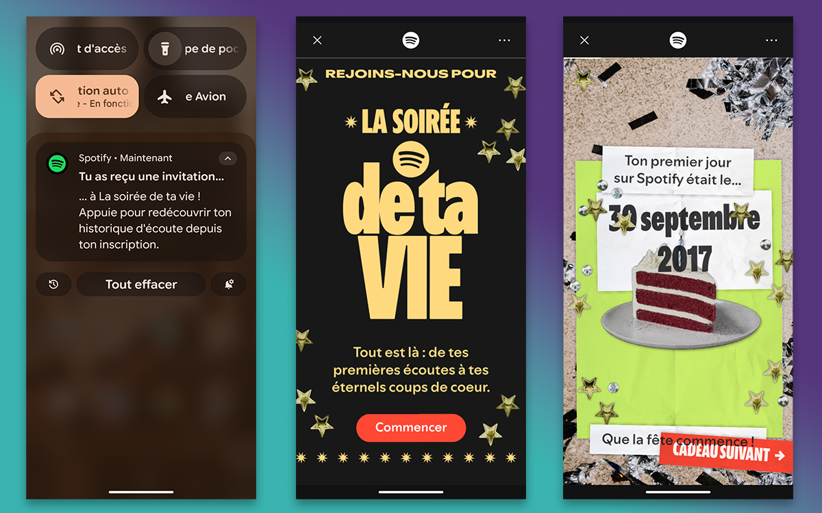 spotify soiree de ta vie