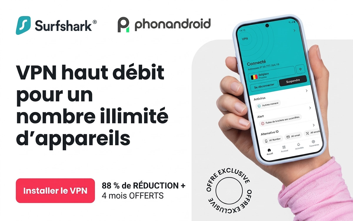 Offre spéciale Surfshark Phonandroid