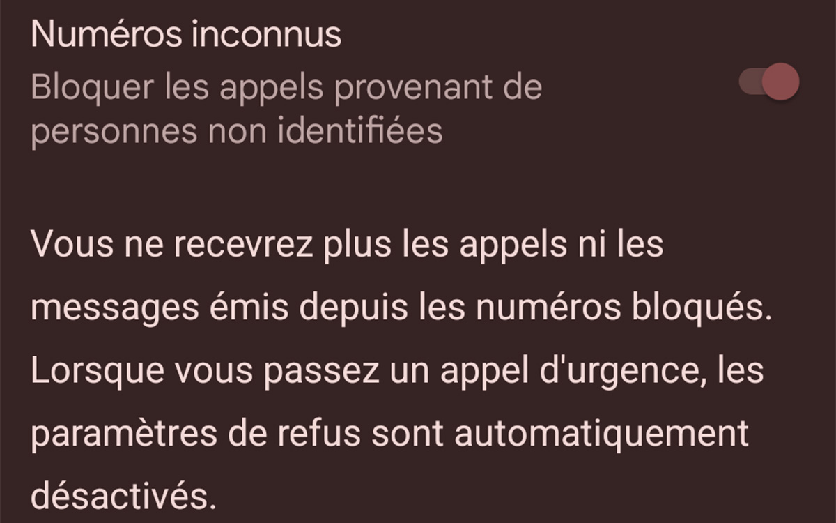 tutoriel filtrage des appels