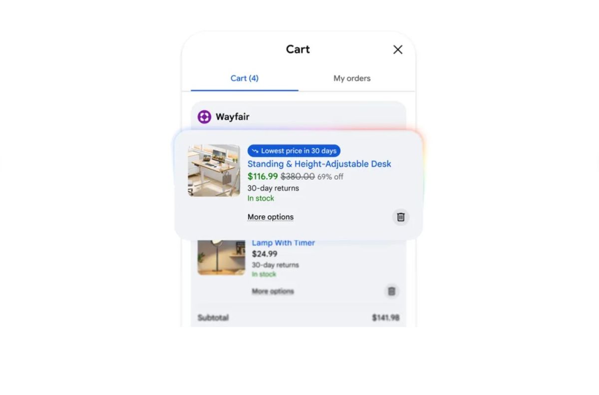 Universal cart Google