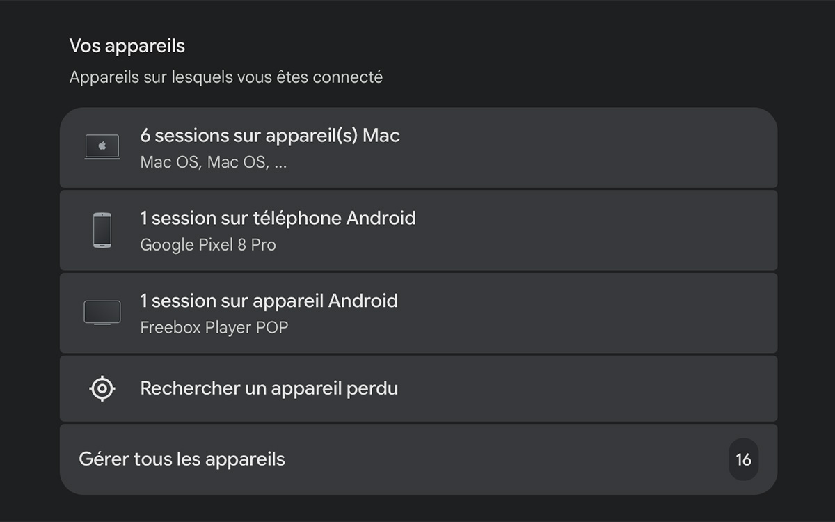 Tuto compte Google accès applis