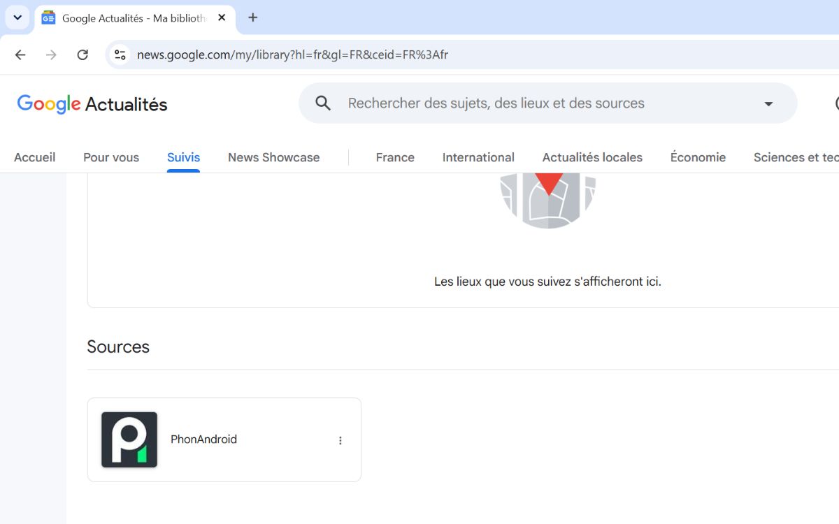 Phonandroid suivre sur Google Actualités web