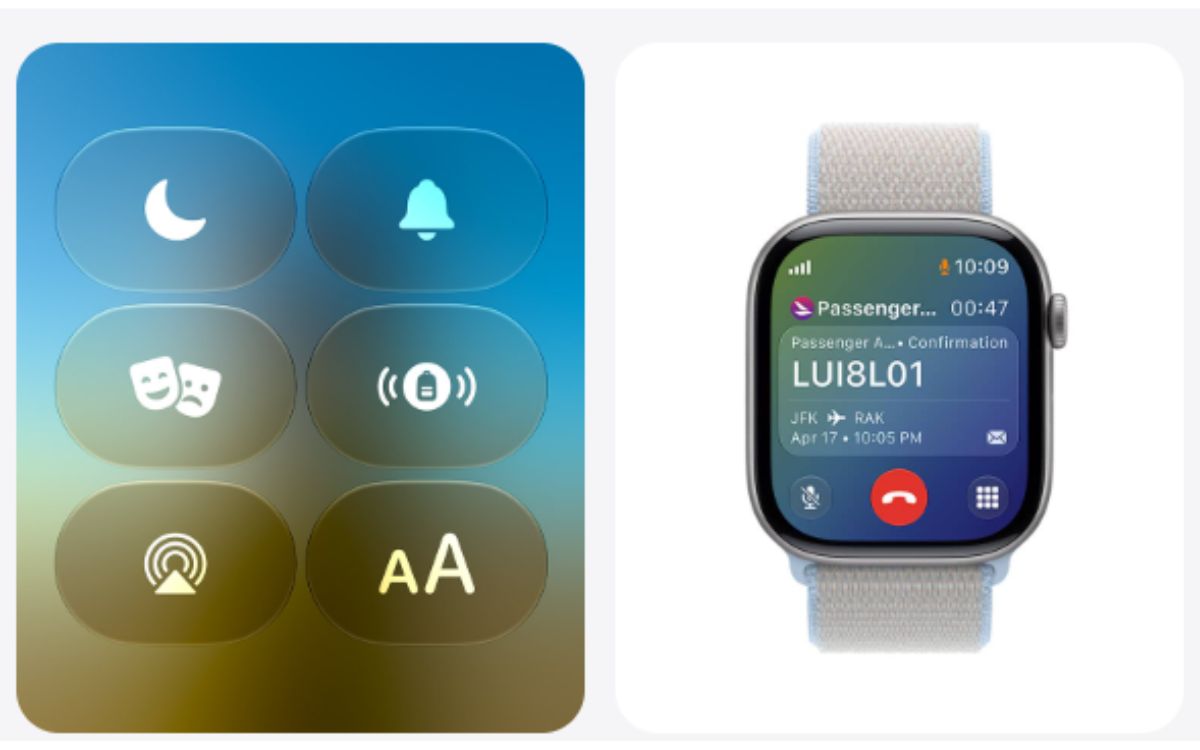 Apple Watch watchOS 27 liquid glass call context
