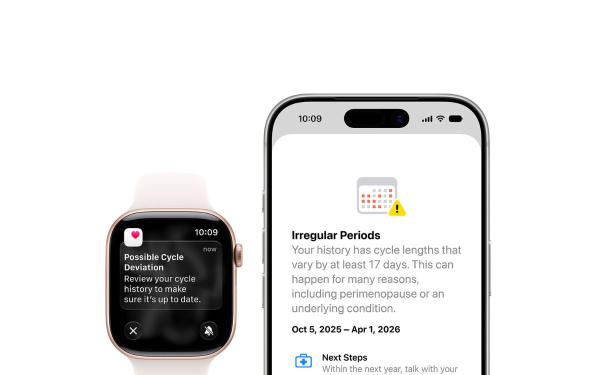 Apple Watch watchOS 27 suivi cycle santé