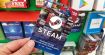 Les cartes-cadeaux Steam en magasin, c'est terminé : Valve y met fin