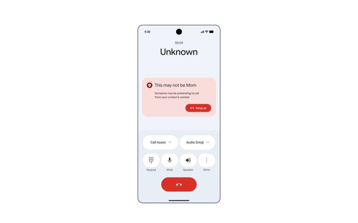 Google Android Détection des appels frauduleux